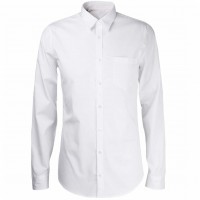 Chemise Ville Blanche Coupe Ajustée